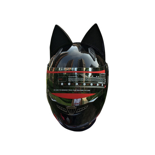 [해외] 고양이 귀 헬멧 (블랙)