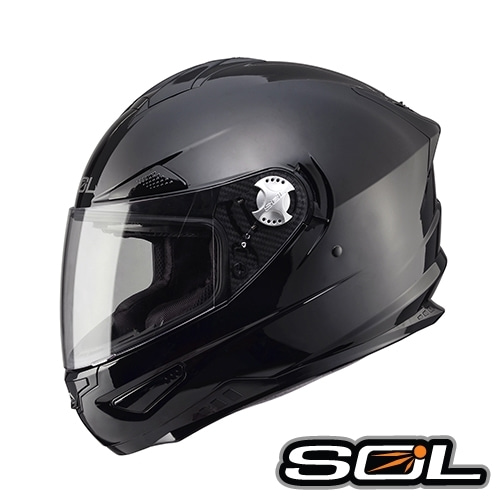 [바이크팩토리]SOL SF-5 SOLID 블랙 투어링 풀페이스 헬멧 (사이즈 선택가능)